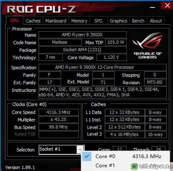 AMD Ryzen 9 3900X参数与评测