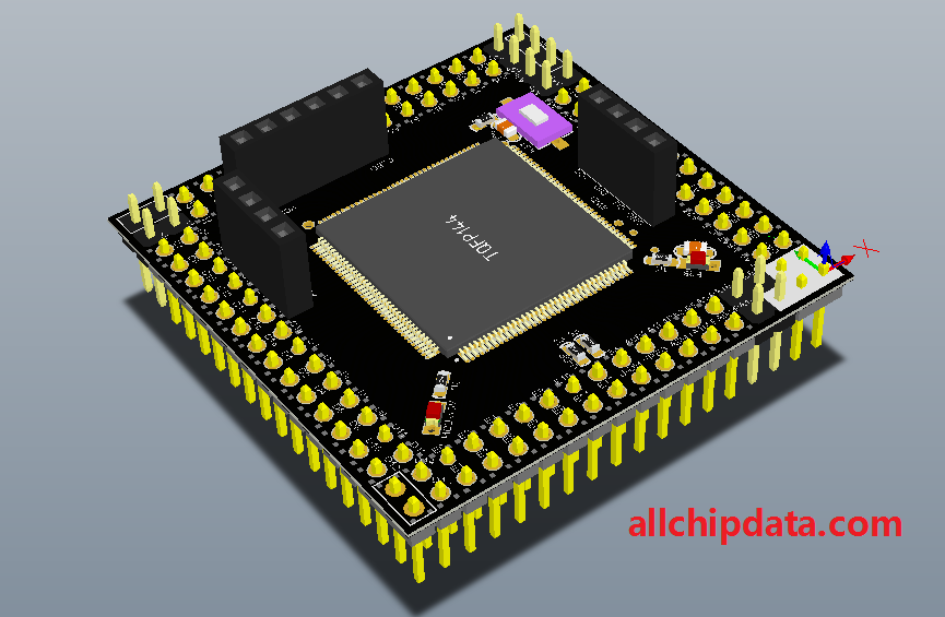 飞思卡尔K60最小系统板设计方案（包含原理图与PCB）