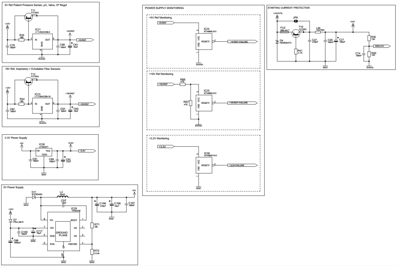 美敦力PB 560呼吸机设计方案（包含原理图+PCB+BOM表+CAD）